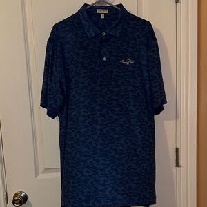 Peter Millar Summer Comfort Blue Fish Camo